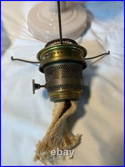 1940's Aladdin Alactite Pink #23 Burner with Shade Good Condition