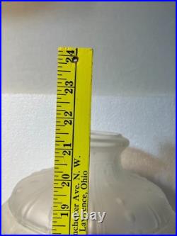 1940's Aladdin Alactite Pink #23 Burner with Shade Good Condition