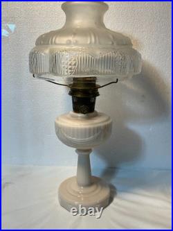 1940's Aladdin Alactite Pink #23 Burner with Shade Good Condition