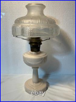 1940's Aladdin Alactite Pink #23 Burner with Shade Good Condition