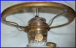 1940's Original Aladdin Kerosene Mantle Lamp 10 Shade Ring Tripod Part Farm