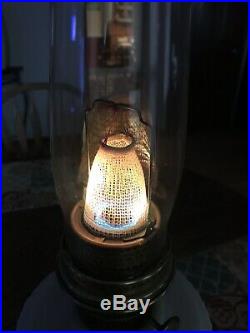 1940s Aladdin Alacite Lincoln Drape Kerosene Oil Table Lamp