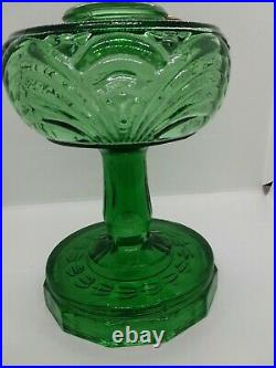 1941-1942 B54E Emerald Green Aladdin Washington Drape Kerosene oil Lamp