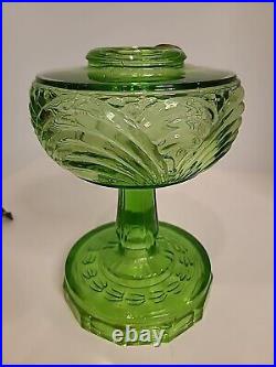 1941 1942 MODEL B-54E WASHINGTON DRAPE OIL LAMP by Aladdin GREEN