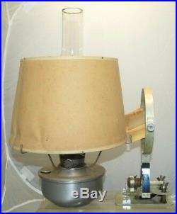 1960s Aladdin 21C Kerosene Oil Railroad Caboose Lamp Lantern With PAPER Shade