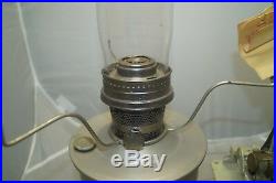 1960s Aladdin 21C Kerosene Oil Railroad Caboose Lamp Lantern With PAPER Shade