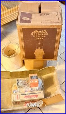 1975+ Vintage Aladdin Railroad Caboose Kerosene Mantle Lamp with Shade 23 Burner 1975+ Vintage Aladdin Railroad Caboose Kerosene Mantle Lamp with Shade 23 Burner