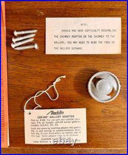 1975+ Vintage Aladdin Railroad Caboose Kerosene Mantle Lamp with Shade 23 Burner