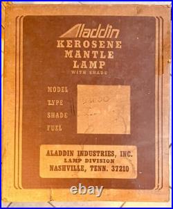 1975+ Vintage Aladdin Railroad Caboose Kerosene Mantle Lamp with Shade 23 Burner 1975+ Vintage Aladdin Railroad Caboose Kerosene Mantle Lamp with Shade 23 Burner