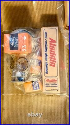 1975+ Vintage Aladdin Railroad Caboose Kerosene Mantle Lamp with Shade 23 Burner 1975+ Vintage Aladdin Railroad Caboose Kerosene Mantle Lamp with Shade 23 Burner