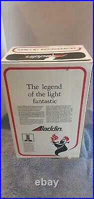 1999 Rare New Old Stock Vintage In Box Aladdin Lincoln Crystal Oil Lamp