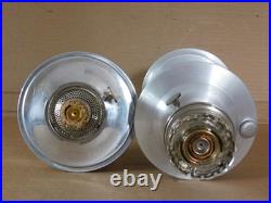 2 ALADDIN #23 Aluminum OIL LAMP