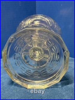 2 ALADDIN Clear Glass Washington Reverse Drape Oil Lamp Vintage Bases