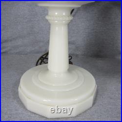 2 Aladdin Alacite Lincoln Drape Electrified Oil Lamps
