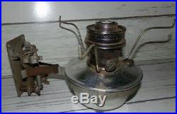 2 Vtg Aladdin Railroad Caboose Wall Bracket Kerosene Lamp 23 21c Burner Lantern