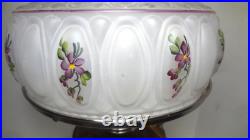 2004 ALADDIN amethyst LINCOLN DRAPE electrified OIL LAMP COMPLETE M752 SHADE