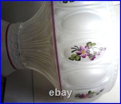 2004 ALADDIN amethyst LINCOLN DRAPE electrified OIL LAMP COMPLETE M752 SHADE