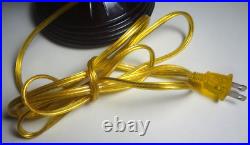 2004 ALADDIN amethyst LINCOLN DRAPE electrified OIL LAMP COMPLETE M752 SHADE