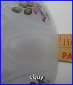 2004 ALADDIN amethyst LINCOLN DRAPE electrified OIL LAMP COMPLETE M752 SHADE