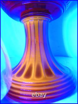 2011 ALADDIN RED SHORT LINCOLN DRAPE OIL LAMP w CADMIUM GLOW CHIMNEY & SHADE 2011 ALADDIN RED SHORT LINCOLN DRAPE OIL LAMP w CADMIUM GLOW CHIMNEY & SHADE