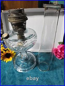 24 Genuine Aladdin Oil Lamp Washington Drape Nu-Type Model B Roundwick EUC