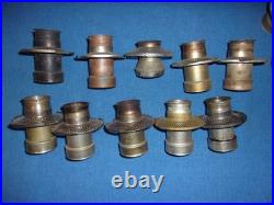 28 Antique ALADDIN LAMP model C & 7 -11 outer wick tubes kerosene oil lamp part