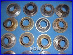 28 Antique ALADDIN LAMP model C & 7 -11 outer wick tubes kerosene oil lamp part