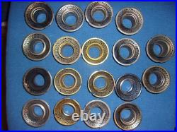 28 Antique ALADDIN LAMP model C & 7 -11 outer wick tubes kerosene oil lamp part