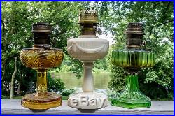 3 Antique Aladdin Kerosene Lamps