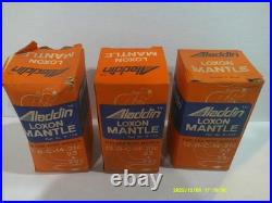 3 NOS Aladdin Loxon Mantle for Models 12-B-C & 14 & 21C & 23 & 23C In Boxes