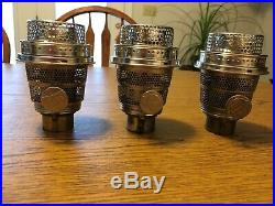 3 nickle model b aladdin lamp burners with new galleries