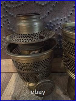 5 ALADDIN NU-TYPE Model No B Kerosene Lamp Burners MANTLE LAMP CO NICKLE BRASS