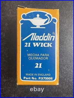 5x vintage Aladdin oil lamp Wick Model 21 Burner Part No. P. 979906 New Old Stock