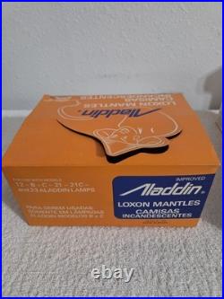 6 Vintage R-150 Aladdin Loxon Mantles (New) With Original Pop-up Display Box