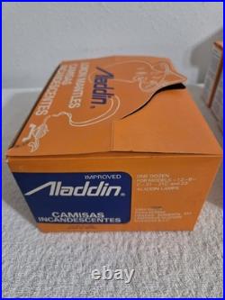 6 Vintage R-150 Aladdin Loxon Mantles (New) With Original Pop-up Display Box