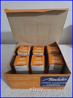 6 Vintage R-150 Aladdin Loxon Mantles (New) With Original Pop-up Display Box
