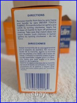 6 Vintage R-150 Aladdin Loxon Mantles (New) With Original Pop-up Display Box