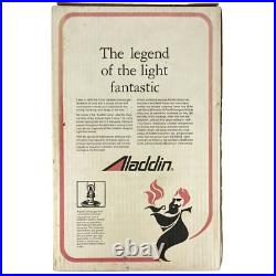 70s Aladdin Oil Lamp M23 25906 R-105 Burner Chimney In Unopened Box NOS Kerosene