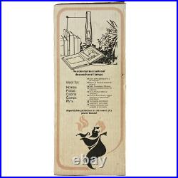 70s Aladdin Oil Lamp M23 25906 R-105 Burner Chimney In Unopened Box NOS Kerosene