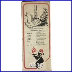 70s Aladdin Oil Lamp M23 25906 R-105 Burner Chimney In Unopened Box NOS Kerosene