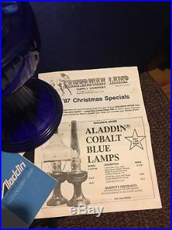 87 Aladdin Colbalt Blue Lamps Model #c-6177-750