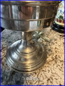 ALADDIN #12 NICKEL LAMP Rare Straight Side Log Cabin Shade 616S Aladdin Chimney