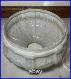 ALADDIN 1948-1953 SIMPLICITY B-27 ALACITE GOLD LUSTRE OIL LAMP With SHADE MODEL B