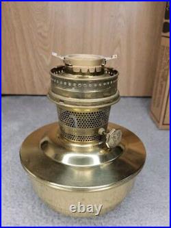 ALADDIN 23 OIL LAMP BRASS BURNER With NOS Chimmney And Wick Installed