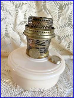 ALADDIN Alacite Kerosene Bracket Hanging Oil Lamp Font Nickel Burner Glows