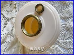 ALADDIN Alacite Kerosene Bracket Hanging Oil Lamp Font Nickel Burner Glows