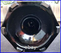 ALADDIN B-104 CORINTHIAN CLEAR FONT BLACK FOOT 1930s MODEL B BURNER & CHIMNEY