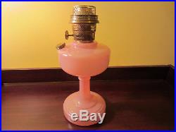 ALADDIN B-28 ROSE Pink SIMPLICITY Lamp with MODEL B BURNER- Kerosene Lamp