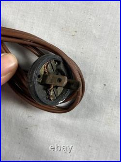 ALADDIN BOUDOIR LAMP with Hammered Arts & Crafts Base & REVERSE PAINTED LILIES