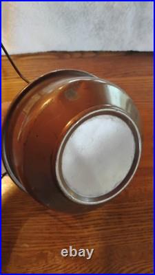 ALADDIN BRASS Model B- NU-TYPE KEROSENE Caboose Lamp With Glass Chimney1933-40s